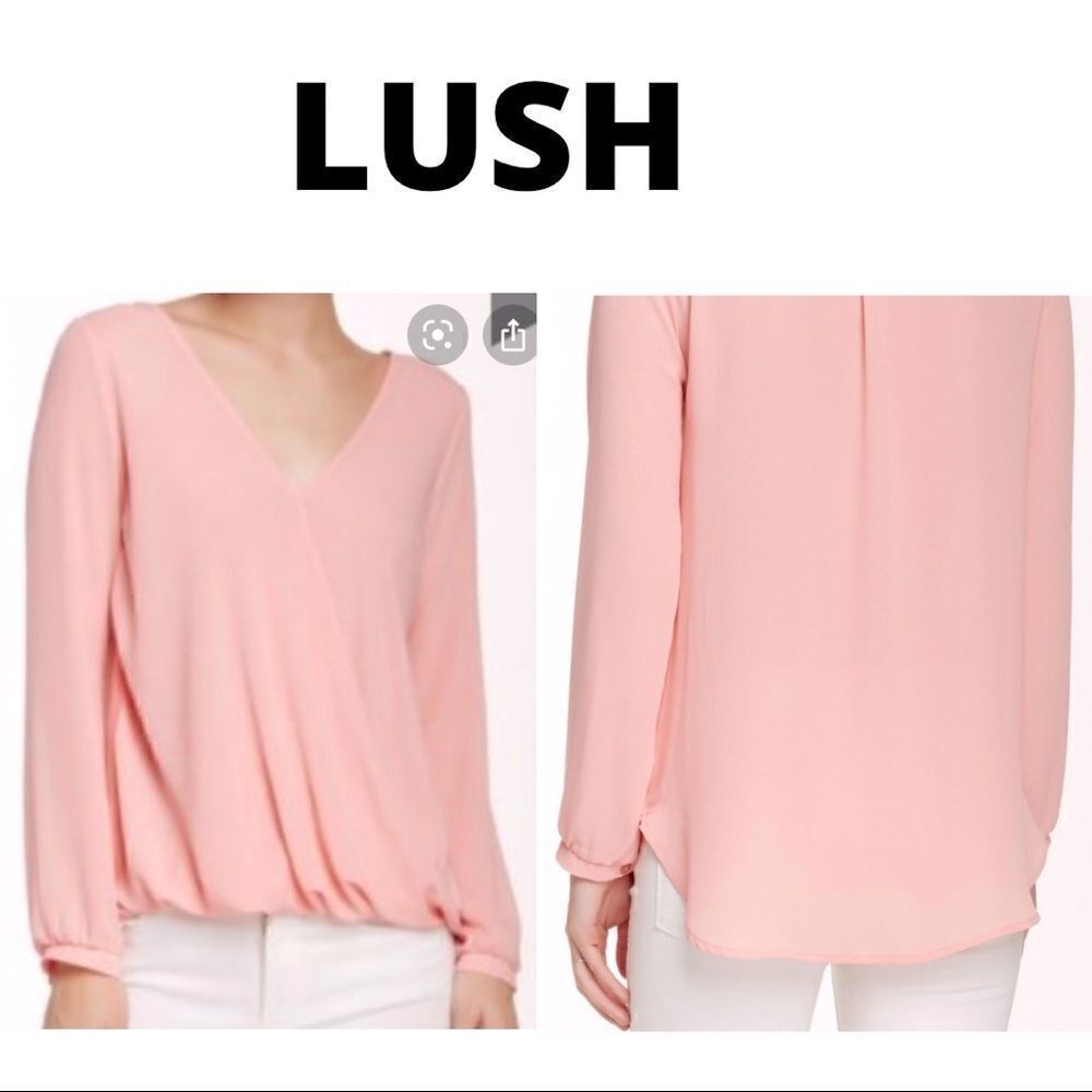 💼LUSH V-neck High/Low Shirt 💼